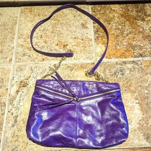 Purple Hobo Purse Crossbody Bag NWOT